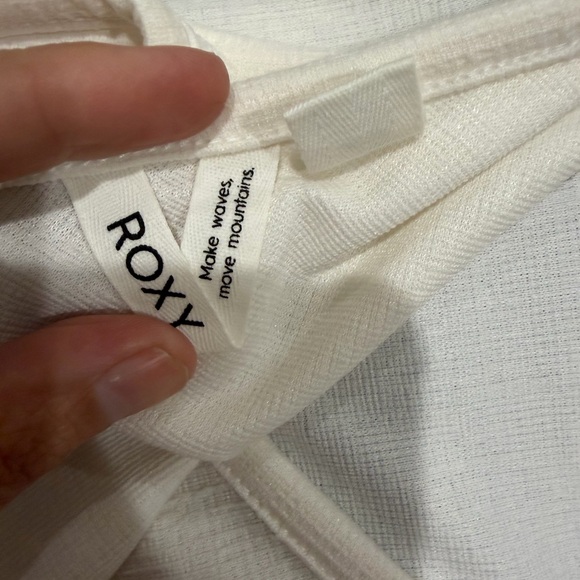 Roxy Cream Ribbed Tank Mini Dress - Picture 3 of 5